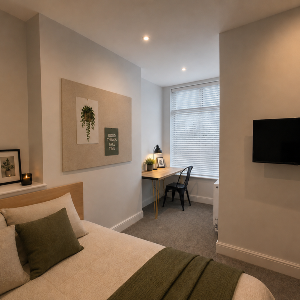 78 Arundel Avenue – Bedroom, Your Student Living, Liverpool