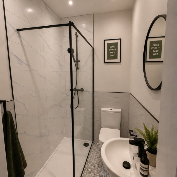 78 Arundel Avenue – Shower Room, Your Student Living, Liverpool